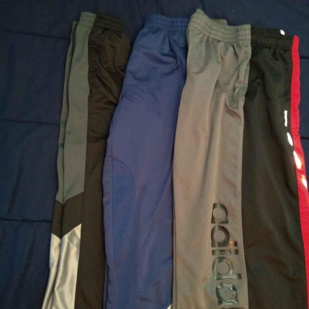 Four pair of boys 10/12 athletic pants